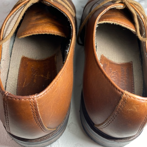 Bass Mens Brown  Leather Lace Up Oxford Dress Shoes - Picture 12 of 15